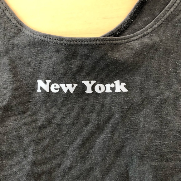 Forever 21 New York bodysuit S washed gray - Picture 8 of 14